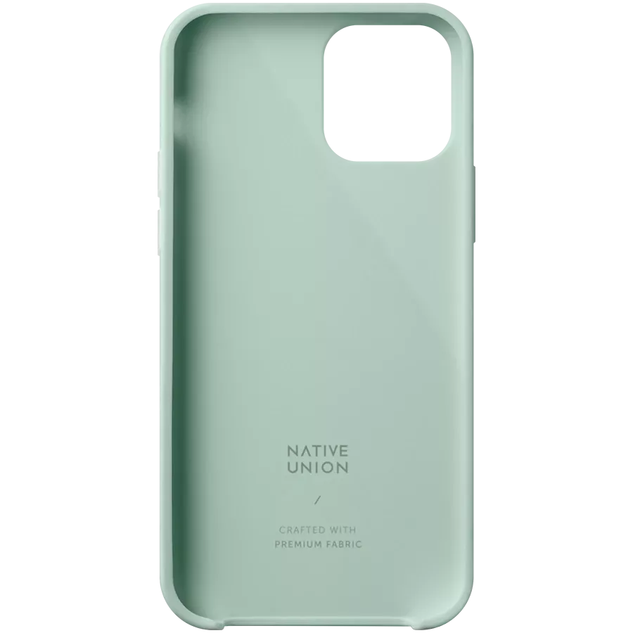 NATIVE UNION Чехол CLIC CANVAS  Зеленый для iPhone 12 Pro Max — image №4
