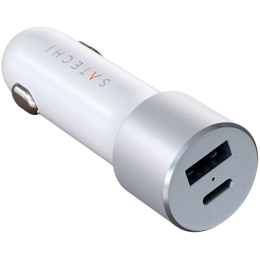 Car Adapter SATECHI 2*USB/USB-C USB Type-C, USB 2.0 (type A), 72 W — Image №2