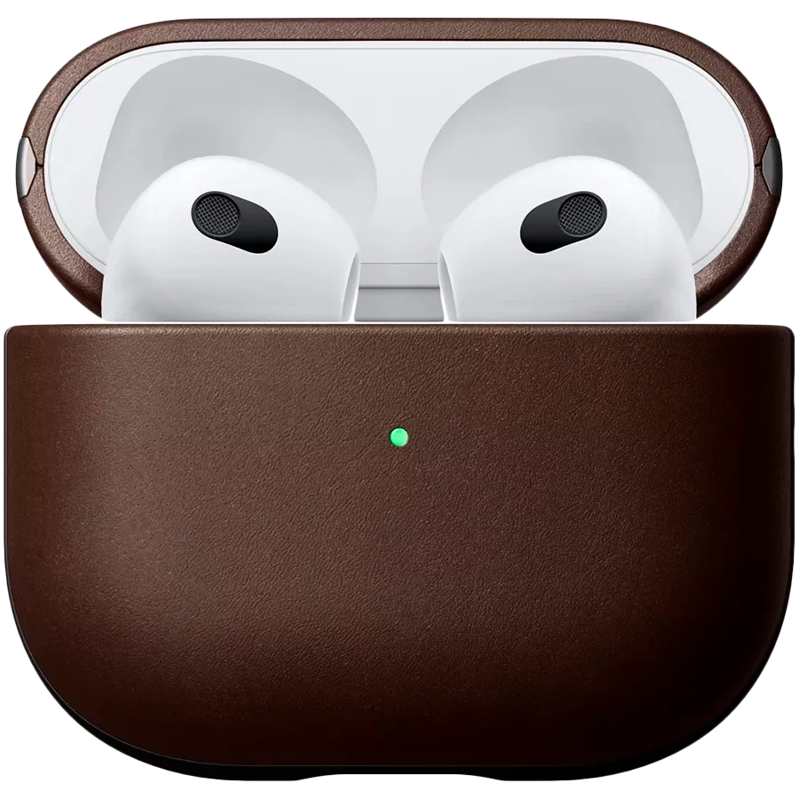 Чехол NOMAD Modern из кожи для AirPods (Gen. 3), Коричневый — image №1