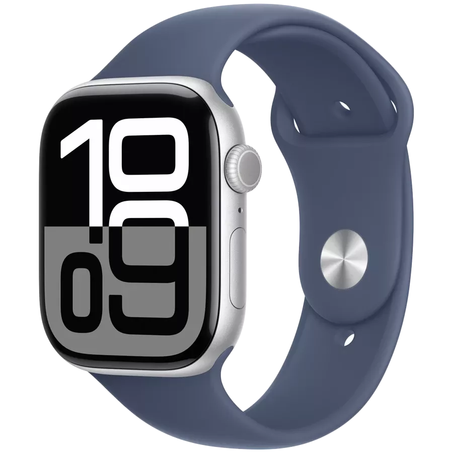 Удлинитель ремешка APPLE 46мм Sport Band - S/M & M/L Sport Band Джинс для Apple Watch 44/46 mm — image №2