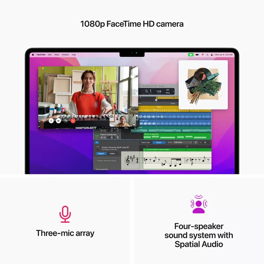 MacBook Air 13.6"  M2 (8C CPU/10C GPU), 8 GB, 512 GB, Space Gray — Image №6