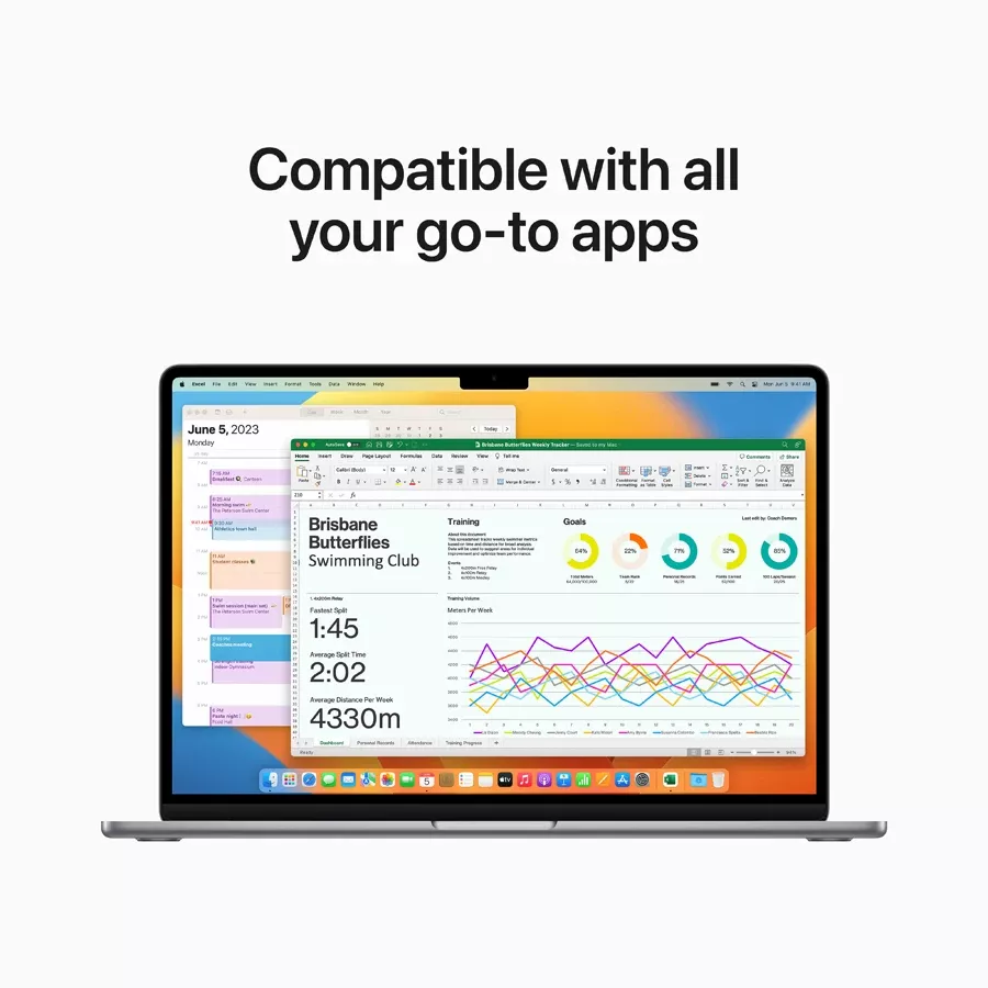 MacBook Air 15.3"  M2 (8C CPU/10C GPU), 8 GB, 256 GB, Space Gray — Image №7