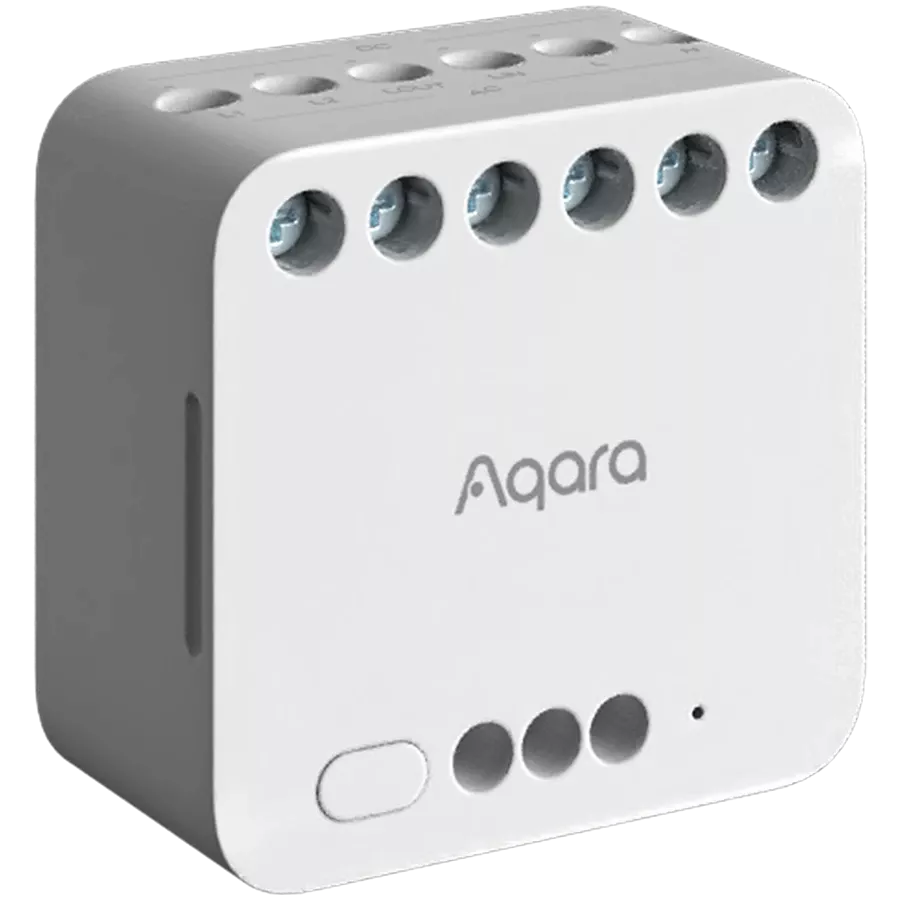 AQARA Dual Relay Module T2 Smart Relay, White — Image №1
