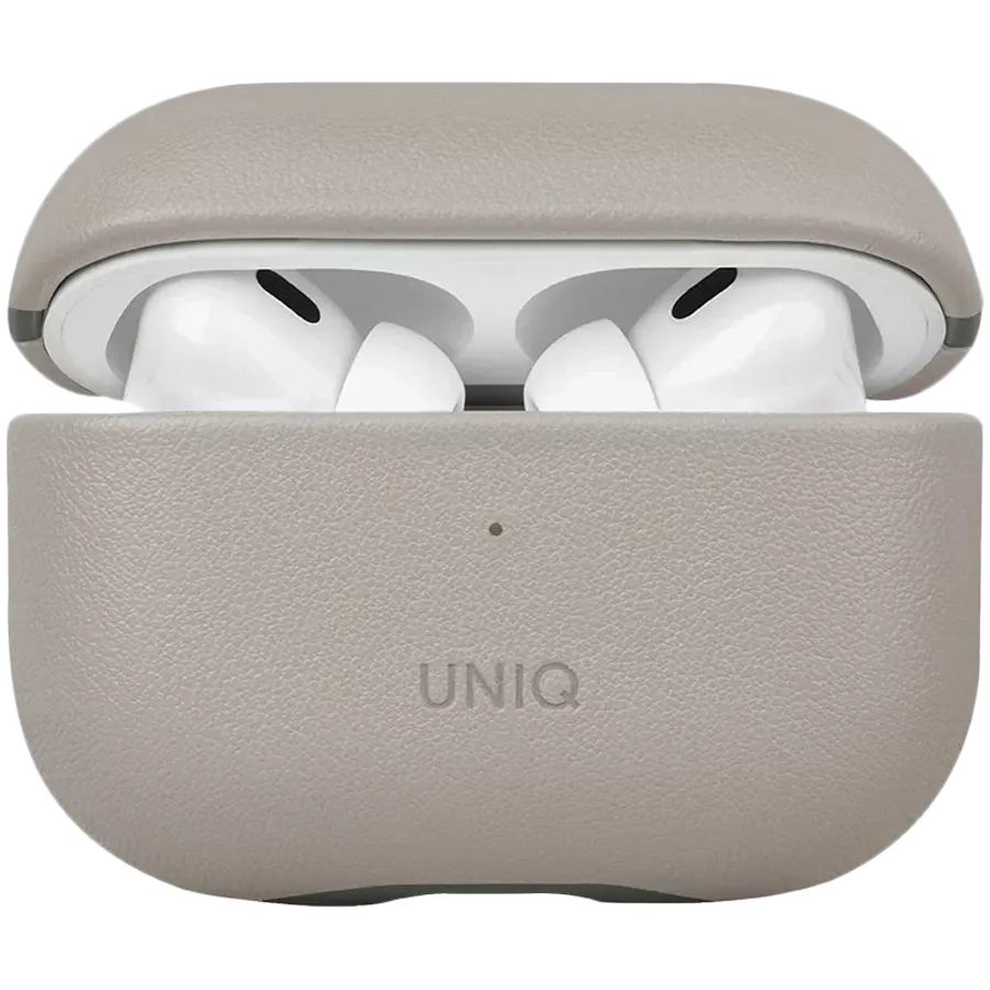 Case UNIQ Lyden DS Leatherette  Ivory/Lychen Green for AirPods Pro (Gen2) — Image №1