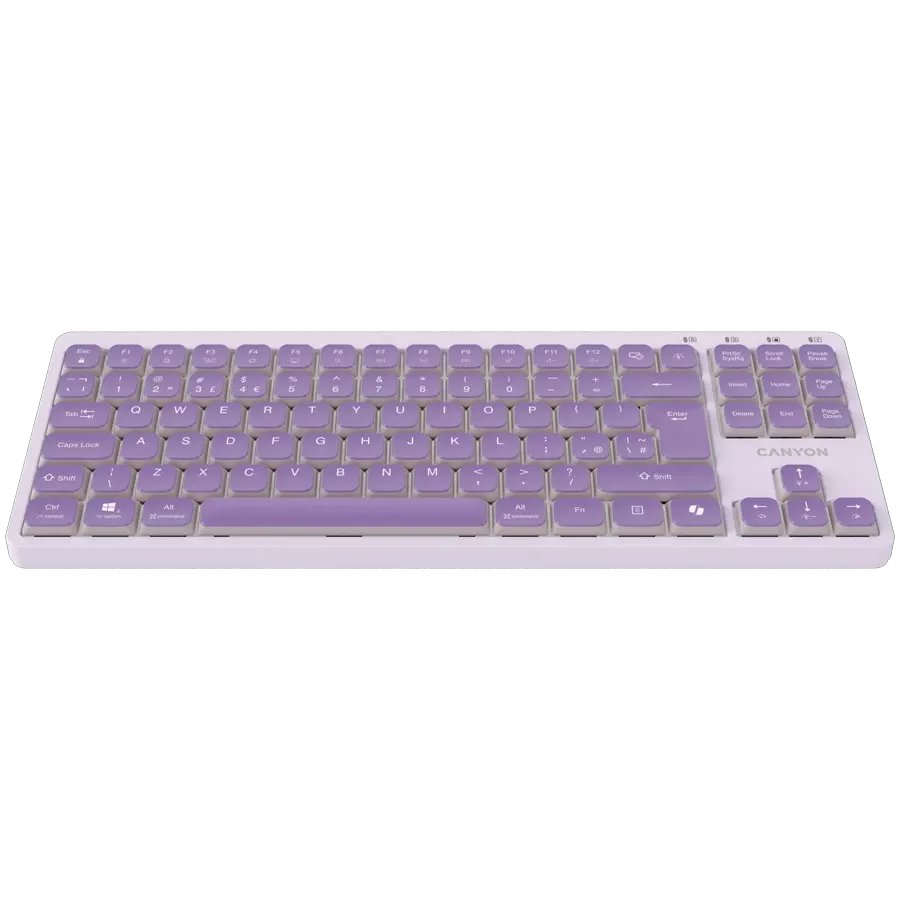 CANYON HKB-10 Keyboard, Wired, Violet — Image №2