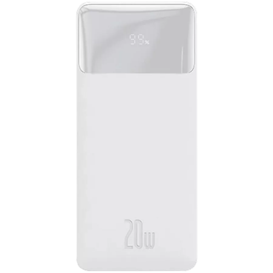 BASEUS Power Bank, 10000 mAh, Λευκό — Εικών №1