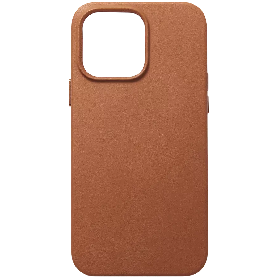 DECODED Θήκη Leather MagSafe με MagSafe, Tan for iPhone 15 Pro Max — Εικών №1
