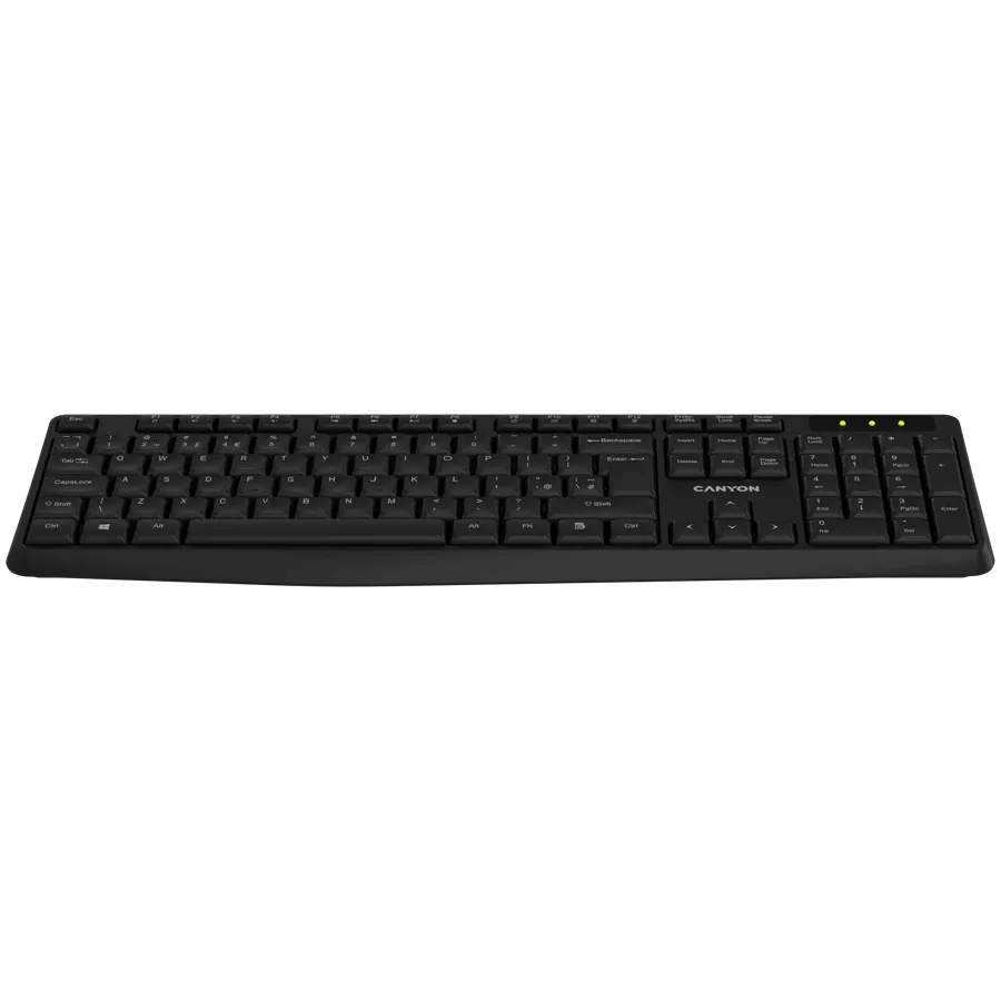 CANYON KB-W01 Keyboard, Wireless, Black — Image №2