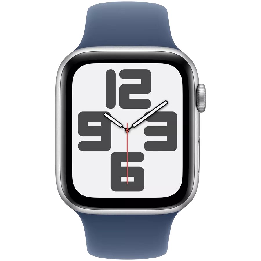 Apple Watch SE GPS Gen.2 (2024), 40mm, Silver, Denim Sport Band, S/M — Зображення №2