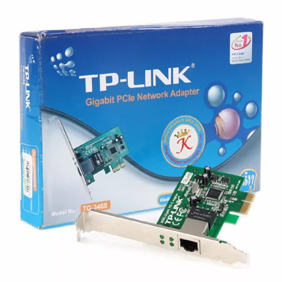 TP-LINK Сетевая интерфейсная карта TG-3468 — Изображение №1 TP-LINK Сетевая интерфейсная карта TG-3468 — Изображение №1