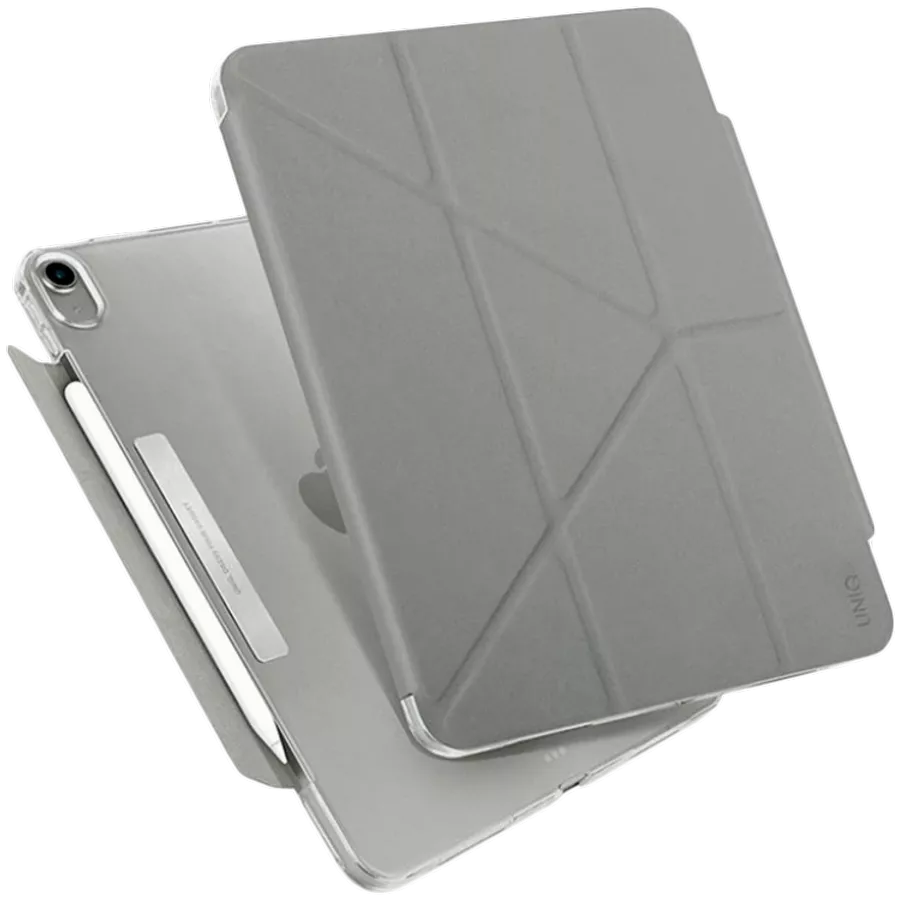 Чехол-книга UNIQ Camden  Серый для iPad Air (4-го поколения) — Изображение №1