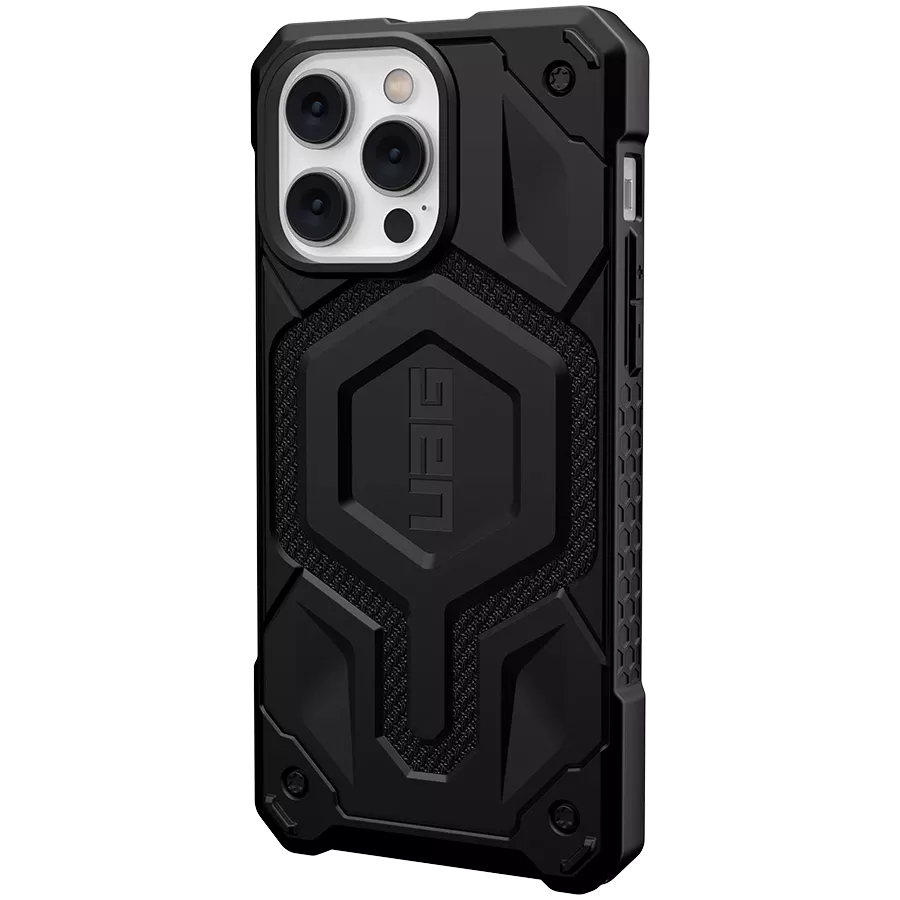 UAG Protective Case Monarch Pro with MagSafe, Kevlar Black for iPhone 14 Pro — Image №1