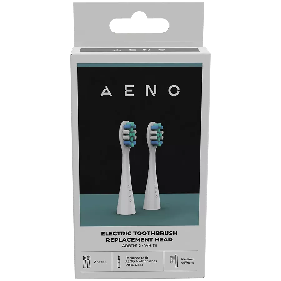 Насадки для зубной щетки AENO, Белый, 2 шт. — image №2