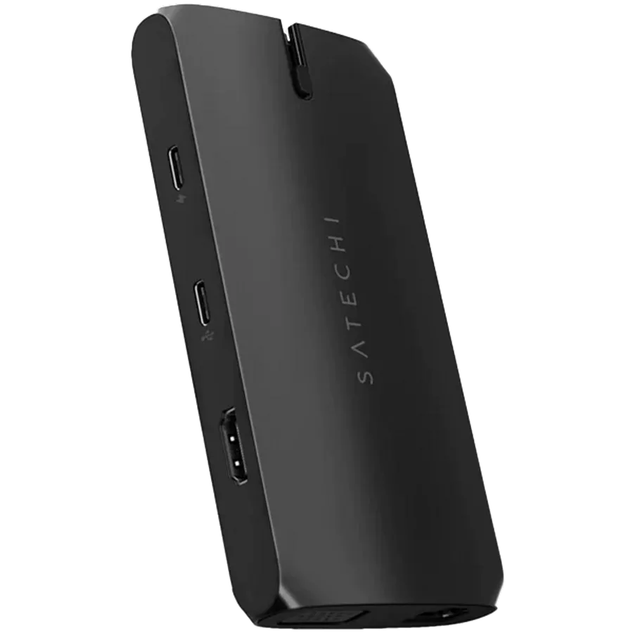 SATECHI  Многопортовый адаптер Type-C On-the-Go Multiport Adapter Чёрный — image №1