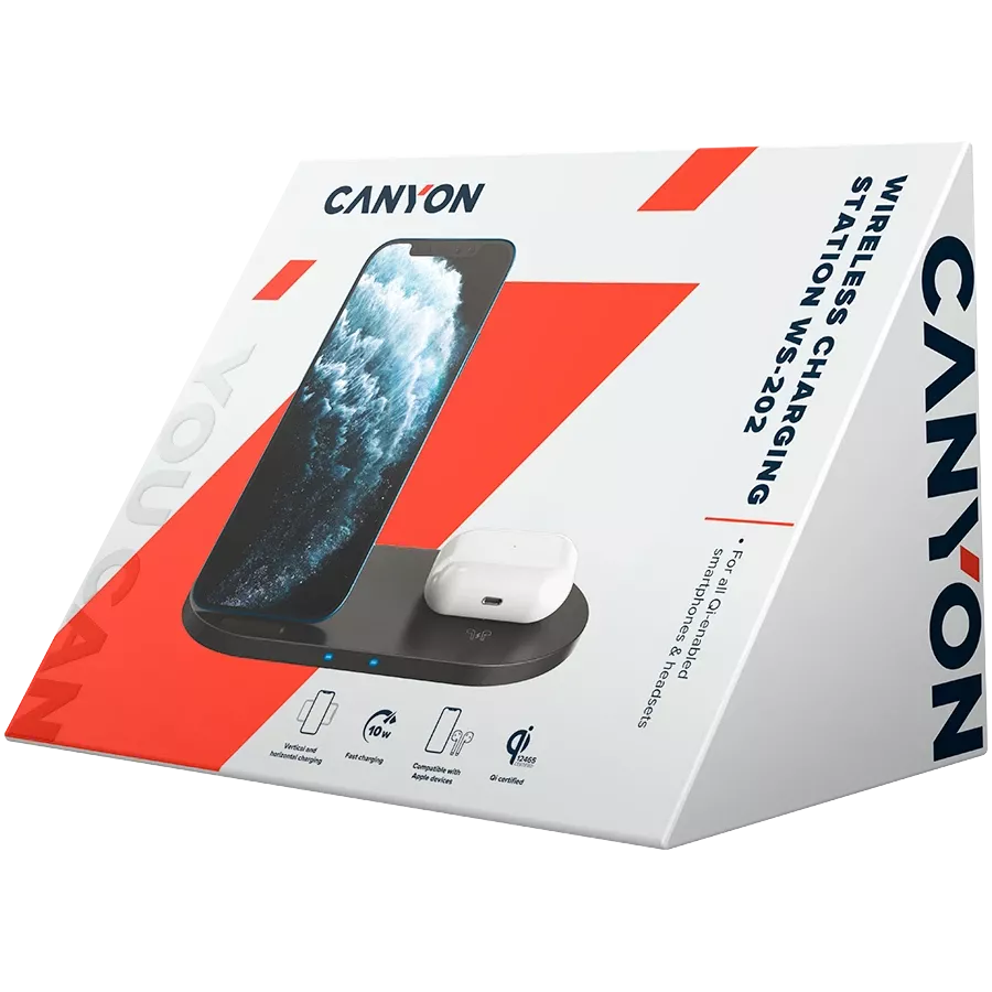 Індукційний зарядний пристрій CANYON, 10 Ват — Зображення №3