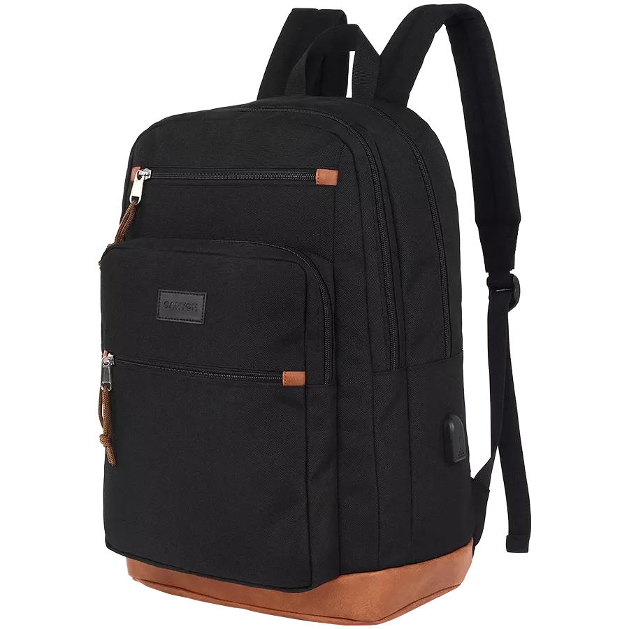 CANYON Рюкзак ноутбуков backpack для 15.6"  Чёрный для MacBook Pro 14/MacBook Pro 15/Ноутбук до 15.6" — Изображение №2