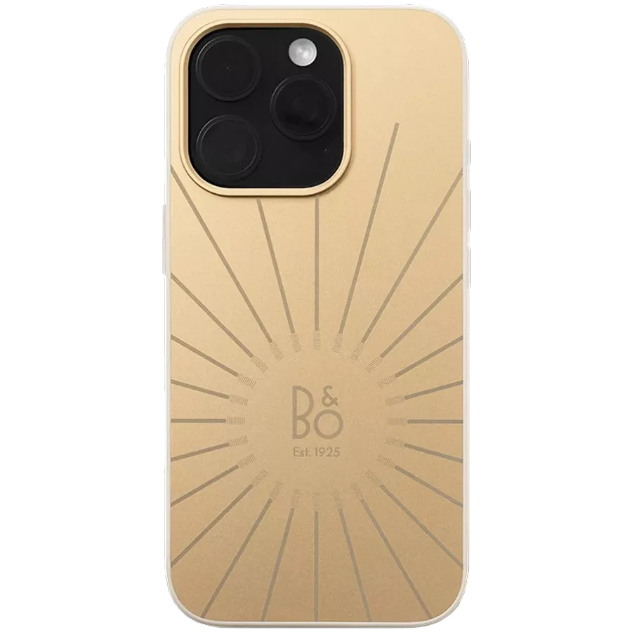 BANG & OLUFSEN Aluminium Case  Gold Tone for iPhone 16 Pro — Image №1
