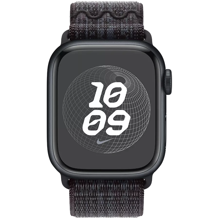 Ремінець APPLE 41mm Nike Sport Loop Nike Sport Loop Чёрный/Cиний за Apple Watch 38/40/41 mm — Зображення №3
