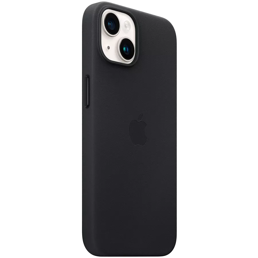 Чехол APPLE Leather Case с MagSafe Тёмная ночь для iPhone 14 — Изображение №2
