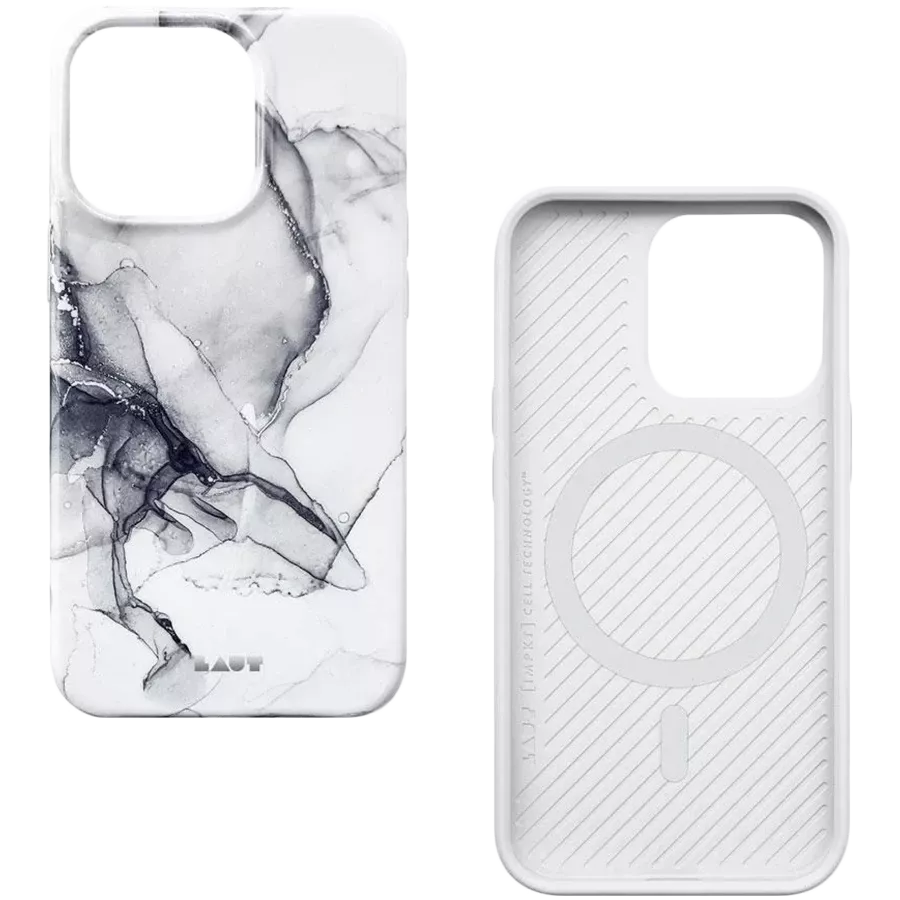 LAUT Θήκη HUEX INK με MagSafe, Λευκό for iPhone 13 Pro — Εικών №1
