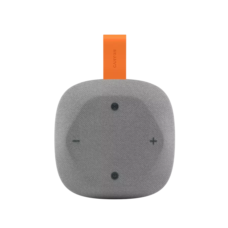 CANYON CNE-CBTSP10 Portable Speaker, Gray/Orange — Image №3