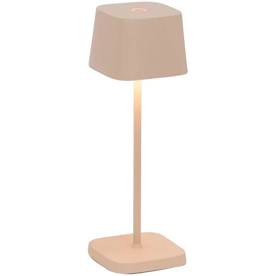 ZAFFERANO OFELIA MICRO TABLE LAMP 67x67x200mm. PAINTED MATT SAND 2.2W LED 60-73lm. — Image №1