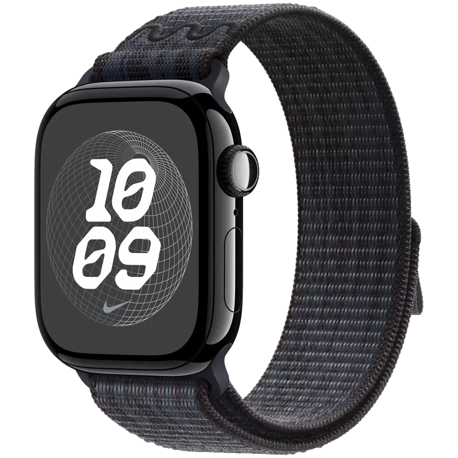 APPLE 40mm Nike Sport Loop Ремінець Nike Sport Loop Чёрный/Cиний за Apple Watch 40 mm — Зображення №2