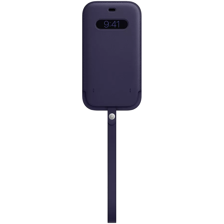 APPLE Чехол кожаный с MagSafe Deep Violet для iPhone 12 Pro Max — image №2