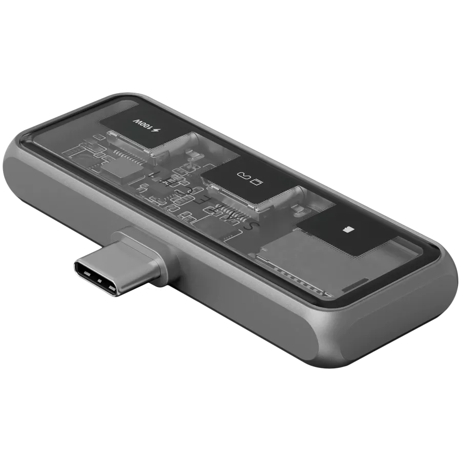 Хаб Satechi Mobile XR with microSD Reader Space Grey (ST-HXRSDM) — Зображення №3