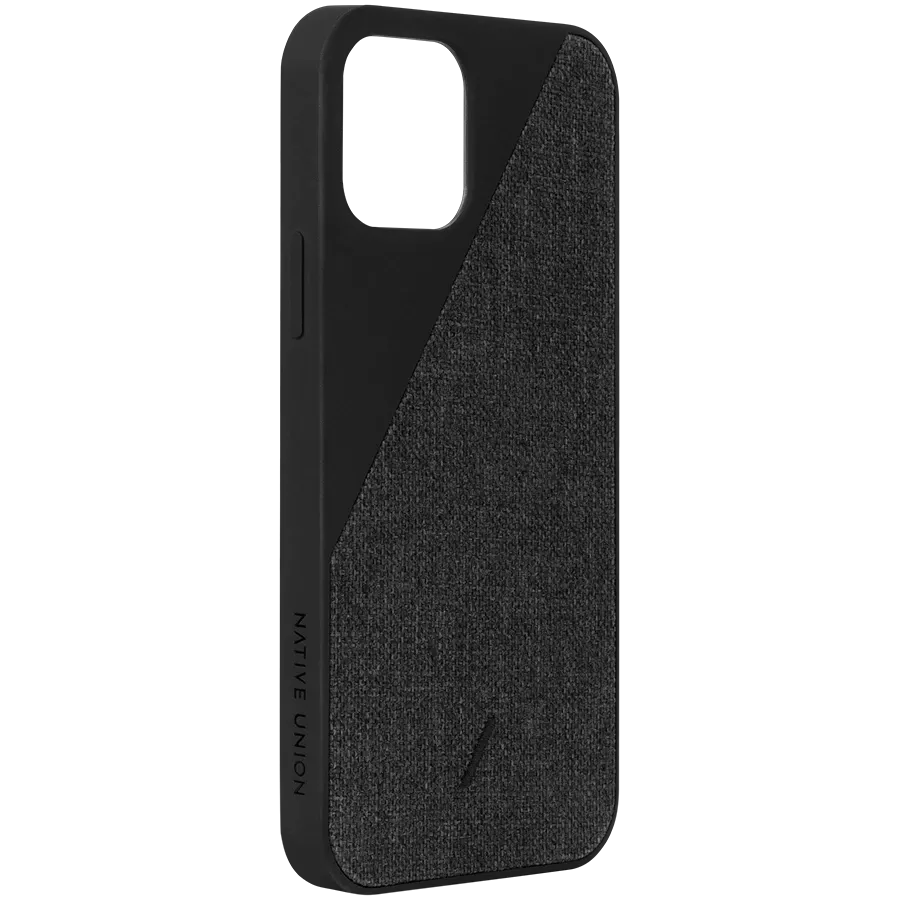 Чехол NATIVE UNION CLIC CANVAS  Синевато-серый для iPhone 12 Pro Max — Изображение №2
