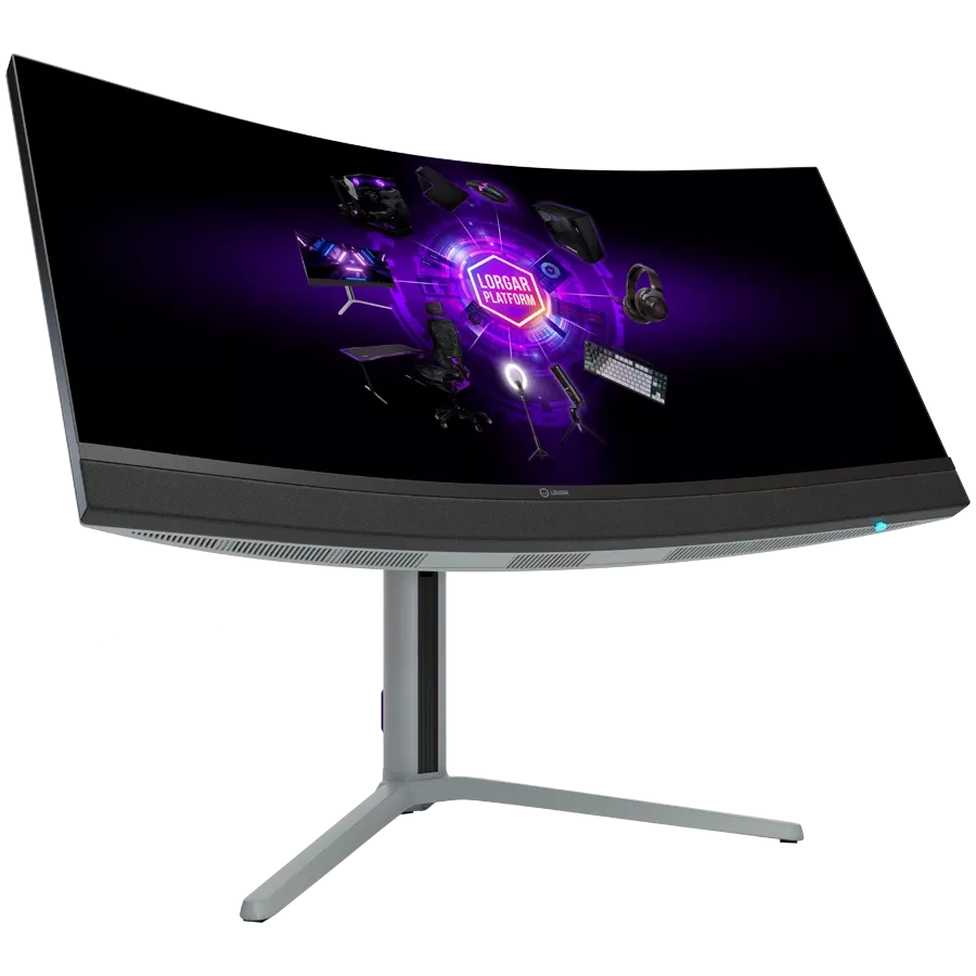 LORGAR Monitor LCD (34", 3440x1440, VA) Black/Milky Gray — Image №10
