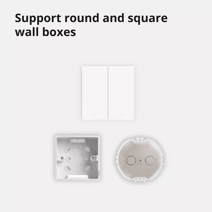 Aqara Smart Wall Switch H1 EU (No Neutral, Double Rocker) — Image №9
