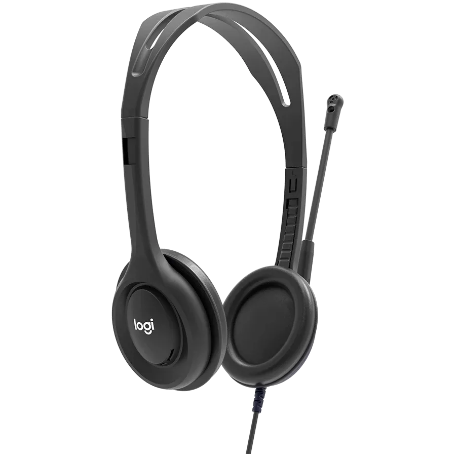 Наушники LOGITECH H111, Серый/Серебристый — image №2