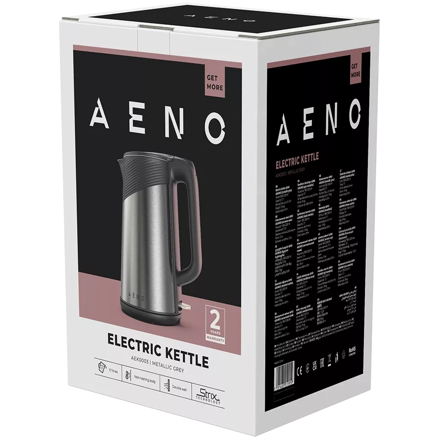 AENO EK3 Чайник (1.7 л), Metallic Gray — Зображення №4