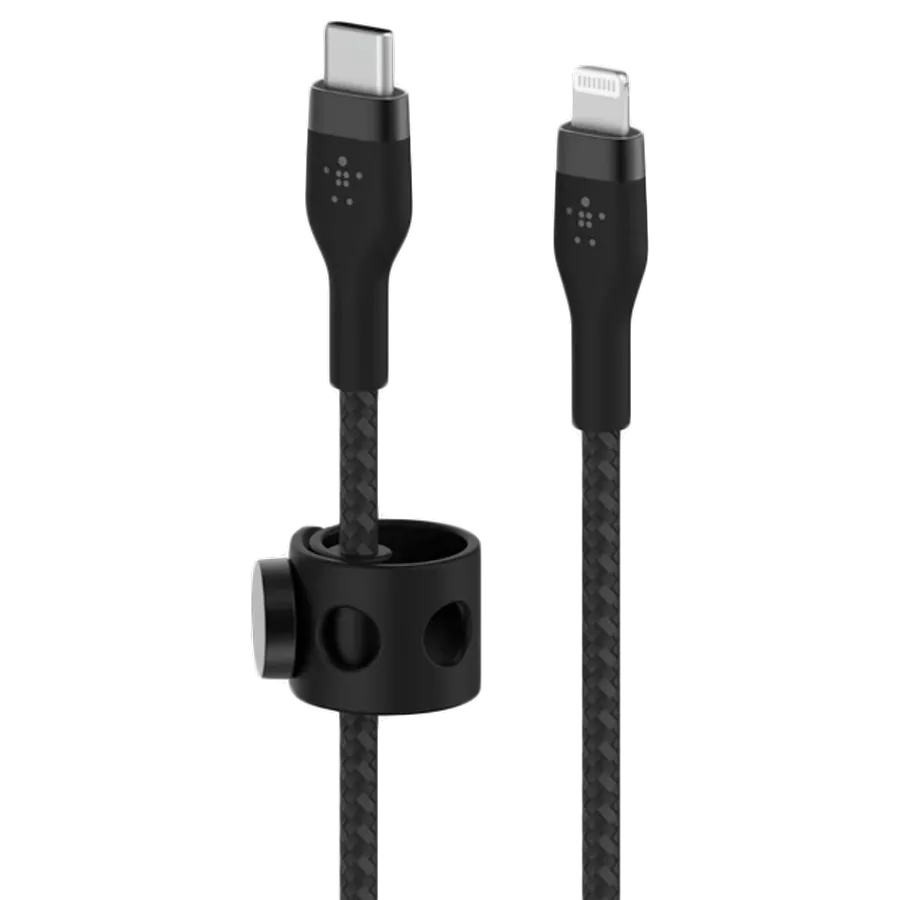 Кабель-переходник с USB-C на Lightning BELKIN, 1 м, Чёрный — Image №2