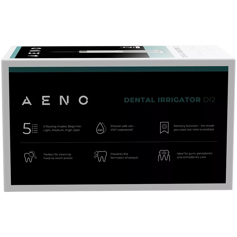 AENO Ирригатор для зубов, 3.7В, 8Вт, 2500мА*ч, 200мл — image №11