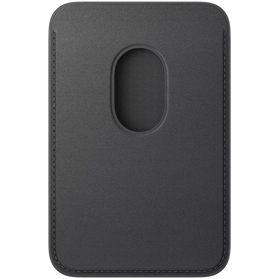 APPLE Wallet FineWoven Wallet with MagSafe, Чёрный для Любой iPhone — Изображение №2