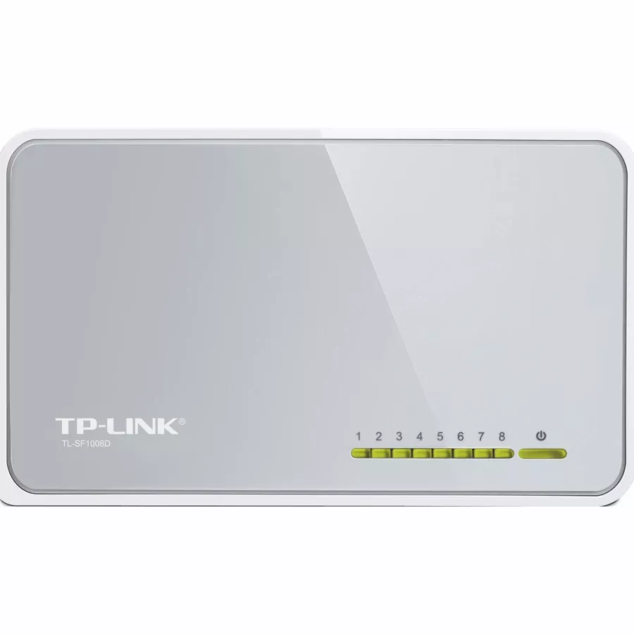 TP-Link 8-port 10/100M mini Desktop Switch, 8 10/100M RJ45 ports, Plastic case — Image №1 TP-Link 8-port 10/100M mini Desktop Switch, 8 10/100M RJ45 ports, Plastic case — Image №1