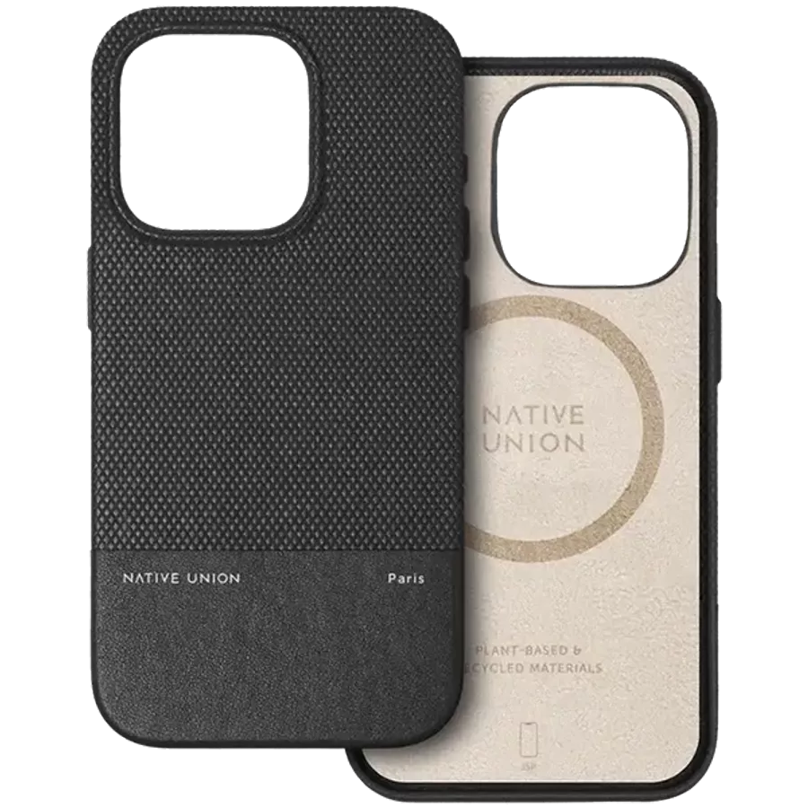NATIVE UNION Θήκη Classic με MagSafe, Μαύρος for iPhone 15 Pro Max — Εικών №1