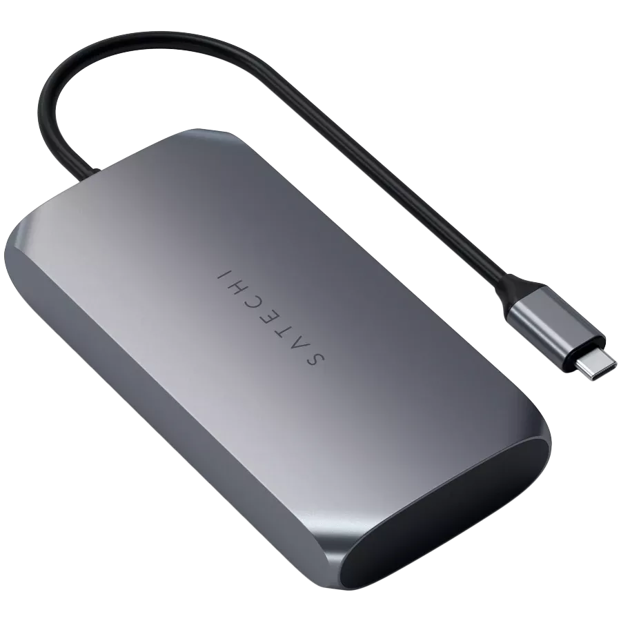 Мультимедийный адаптер SATECHI USB-C Multimedia Adapter M1 – Space Gray (ST-UCM1HM) — Изображение №3