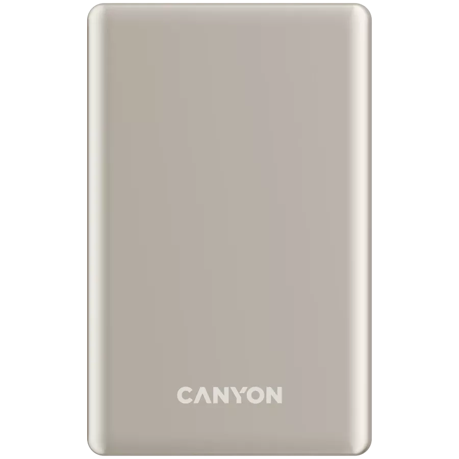 CANYON OnPower 510 Power Bank, 10000 mAh, Μπεζ — Εικών №1