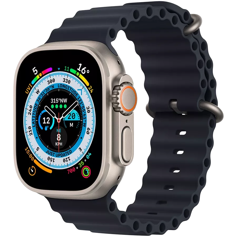 Band APPLE 49mm Ocean Band Ocean Band Midnight for Apple Watch 44/45/49 mm — Image №2