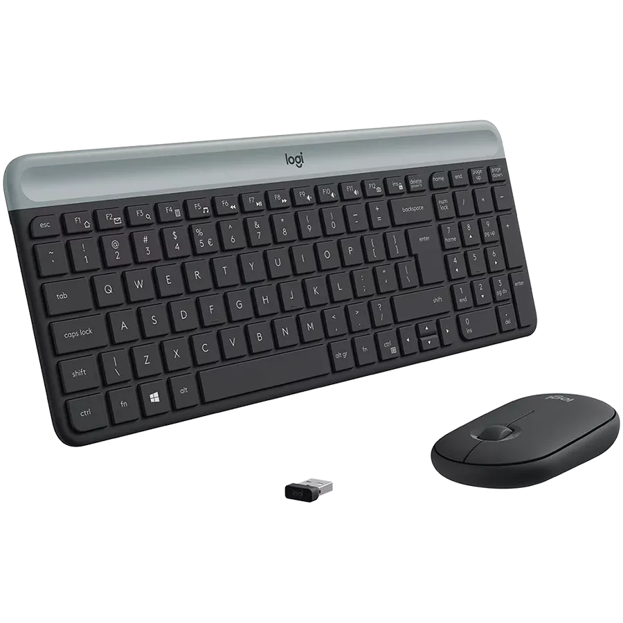 LOGITECH MK470 Πληκτρολόγιο, Ασύρματο, Γραφίτης, Διεθνή Αγγλικά — Εικών №4