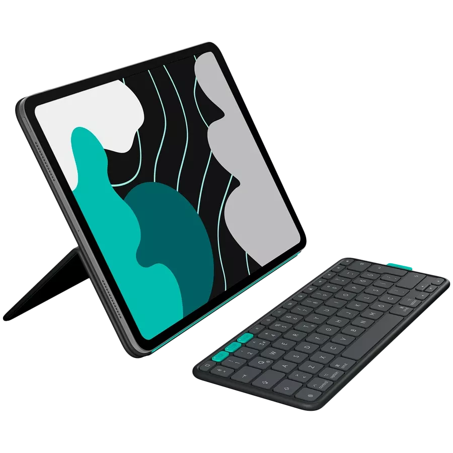LOGITECH Чехол Smart Folio FLIP FOLIO , Графит для iPad Air 13 (M2)/Pro 13 (M4)/Air 13 (M3) — Изображение №1