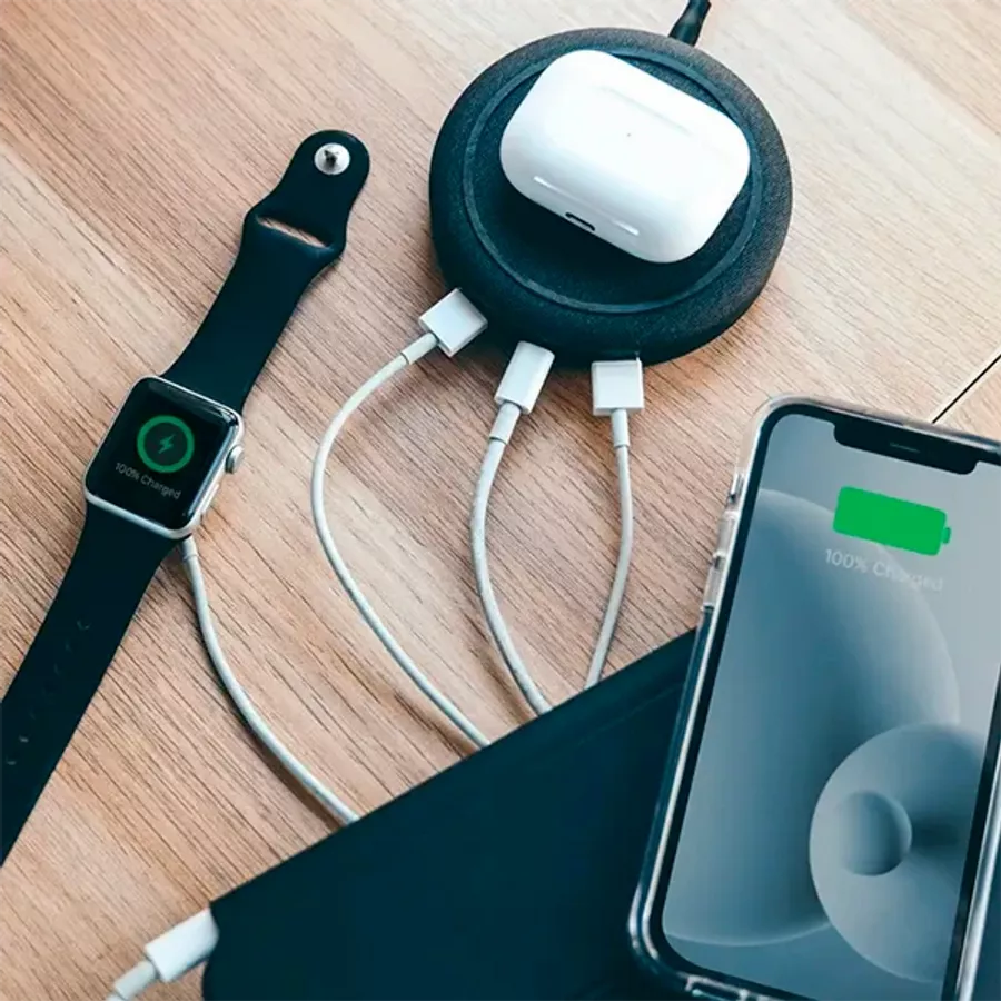 Wireless Charger MOPHIE 3*USB/USB-C 1*USB Type-C, 2*4-pin USB (type A) — image №2