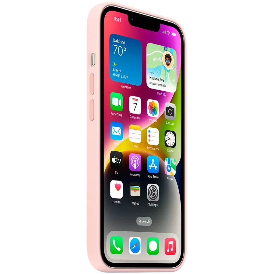 APPLE Silicone Case with MagSafe Chalk Pink for iPhone 14 — Image №3