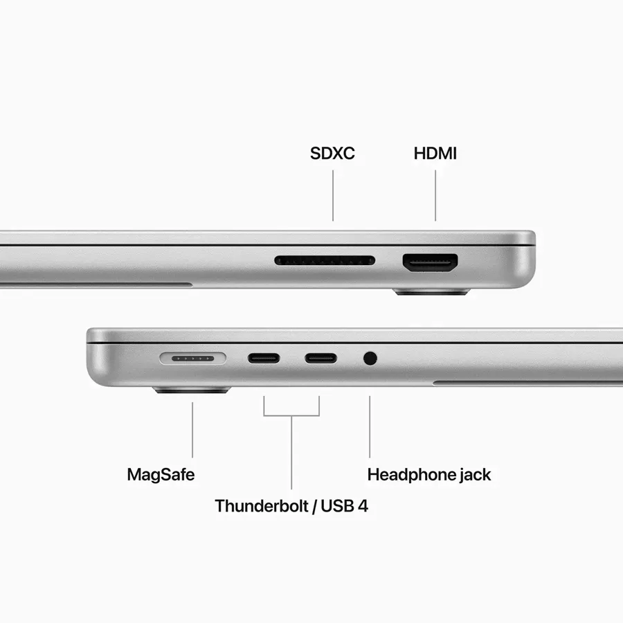 MacBook Pro 14.2"  M3 (8C CPU/10C GPU), 8 GB, 1 TB, Silver — Image №6