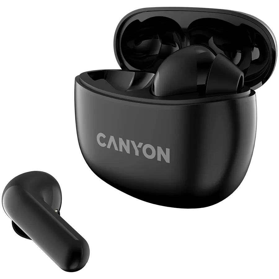 CANYON TWS-5 Ασύρματο Ακουστικό, Μαύρος — Εικών №2