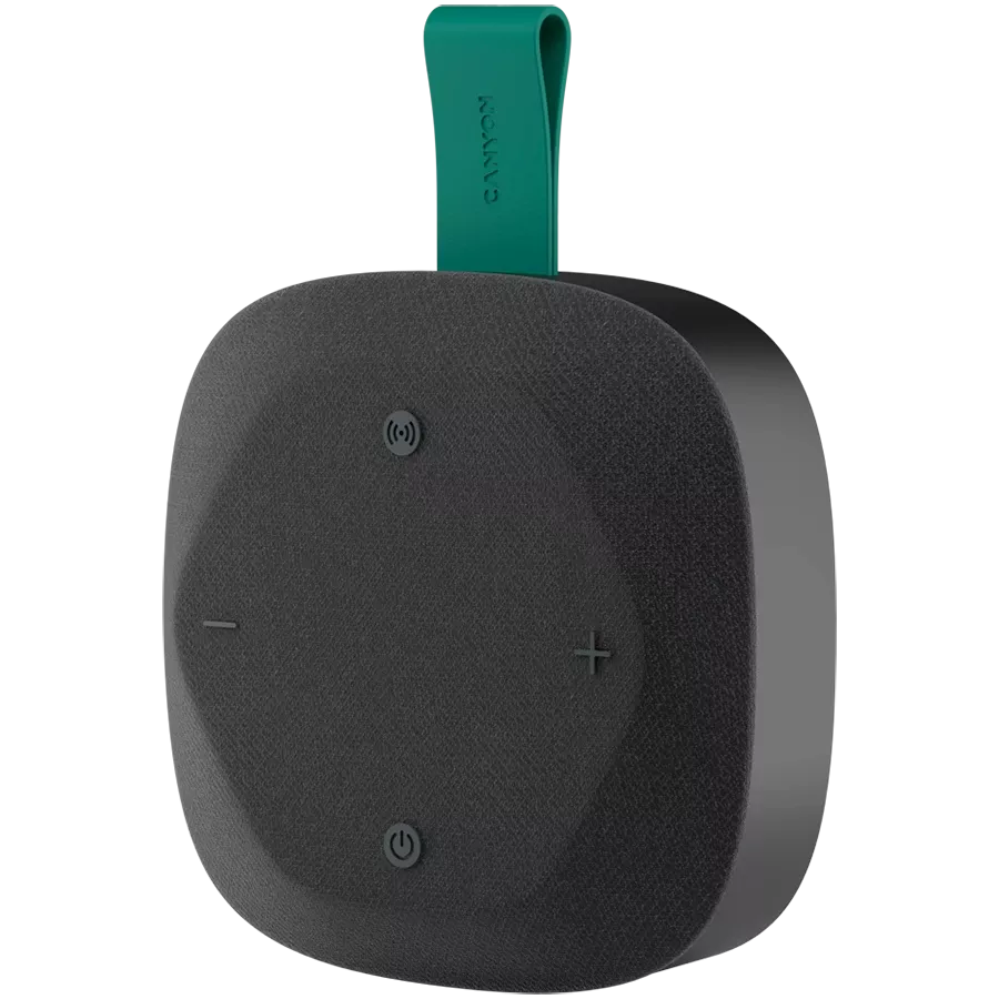 CANYON CNE-CBTSP10 Portable Speaker, Black/Green — Image №1