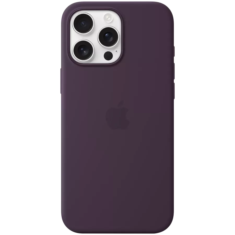 APPLE Silicone Case with MagSafe Plum for iPhone 16 Pro Max — Image №1